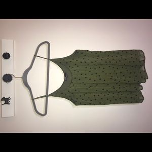 LOVE CULTURE Polka-Dot Tank EUC